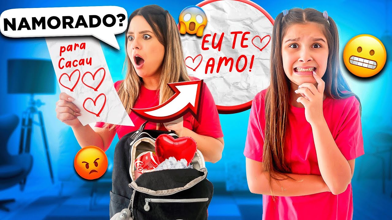 REAGINDO AO MATERIAL ESCOLAR DA CACAU *estou de castigo?