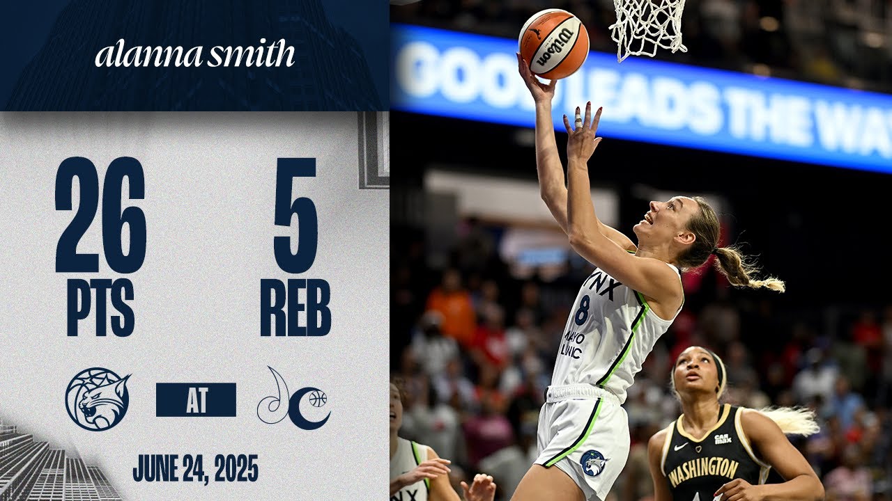 Alanna Smith Score 26 Points Against Washington Mystics | 06.24.25