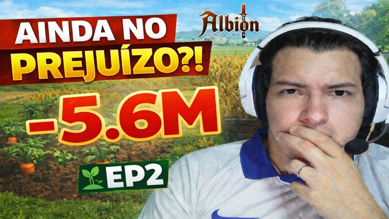 EP2 – Ainda Estamos no PREJUÍZO… Vale a Pena Fazenda? | Albion Online