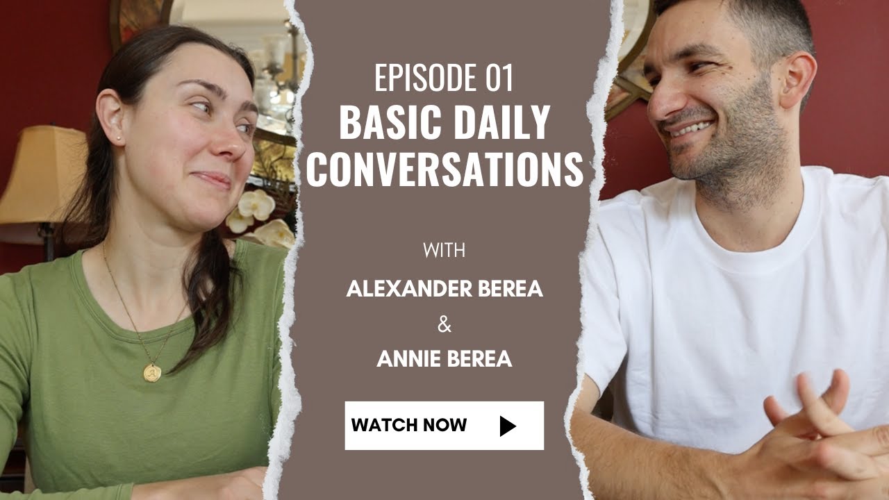 Everyday English Ep. 01 - Basic Daily Conversations