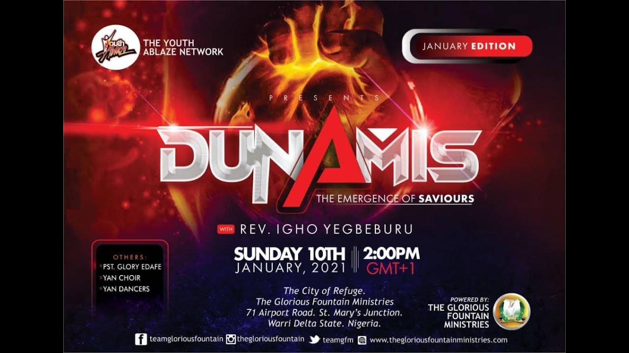 Dunamis | Youth Ablaze Network | January Edition