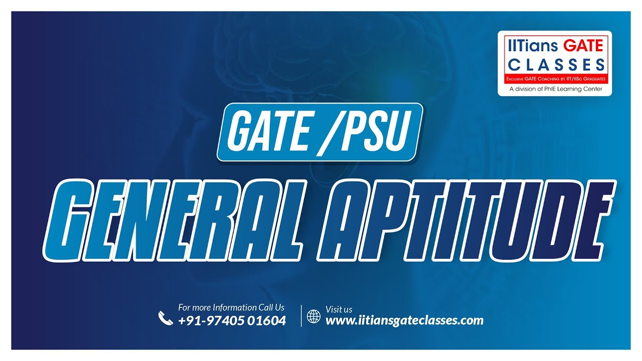 General Aptitude | Practice Class L-15 | GATE Live Interactive Coaching | GATE Online classes