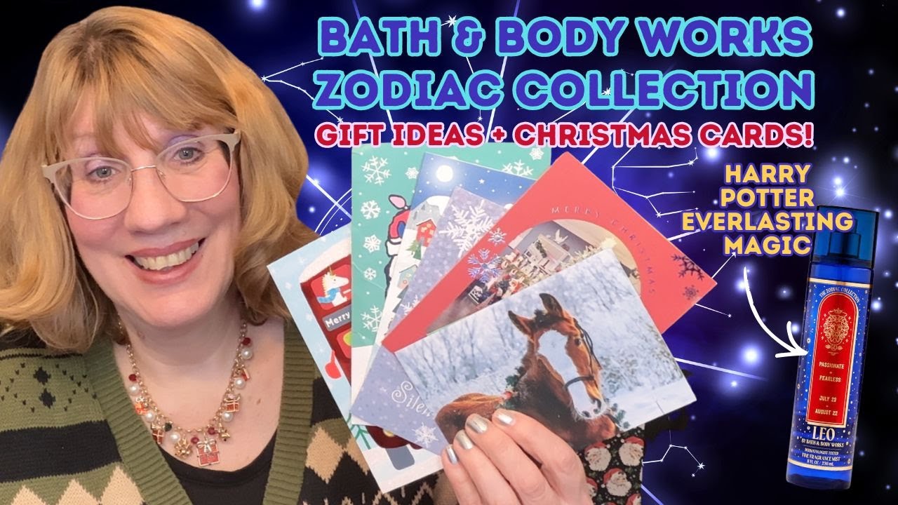 Идеи подарков с символикой знаков зодиака от Bath & Body Works + рождественские открытки!