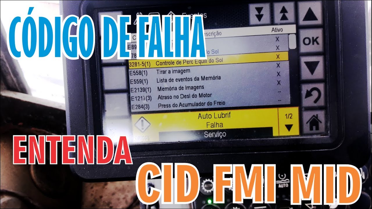 C&oacute;digo de Falha - O que &eacute; CID, FMI e MID.