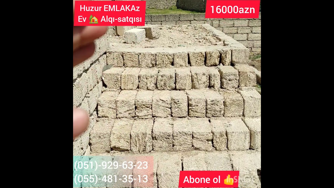 Binə qəsəbəsində satılan həyət evləri!16000azn