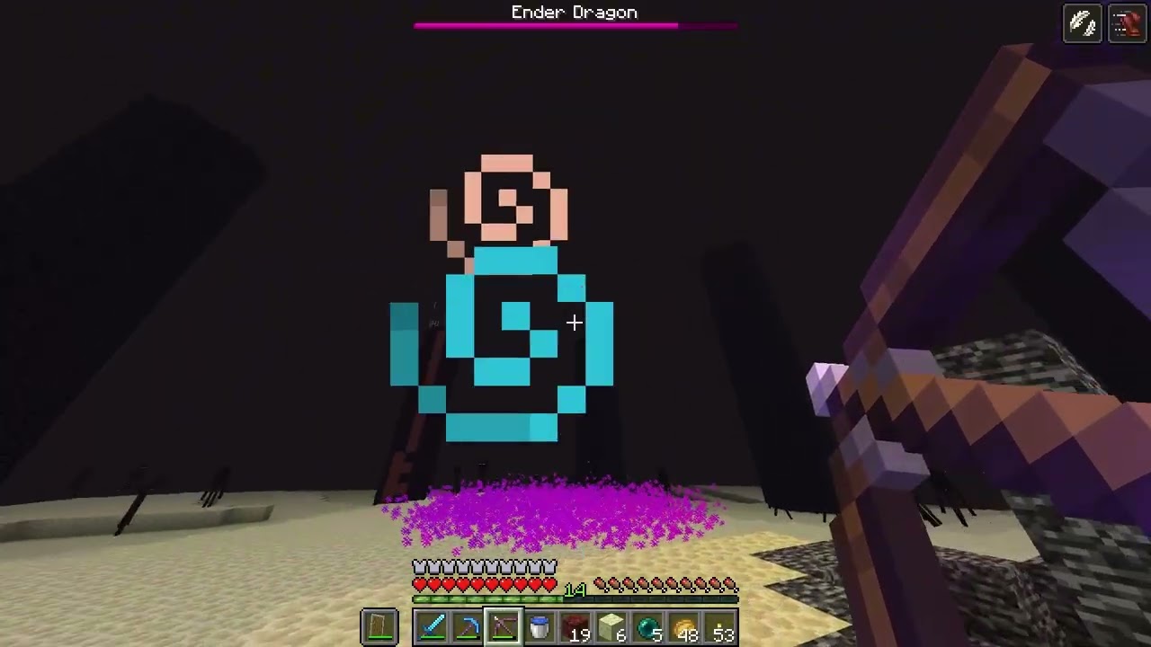 I beat minecraft (Enderdragon Bossfight) l Minecraft 1.21.11