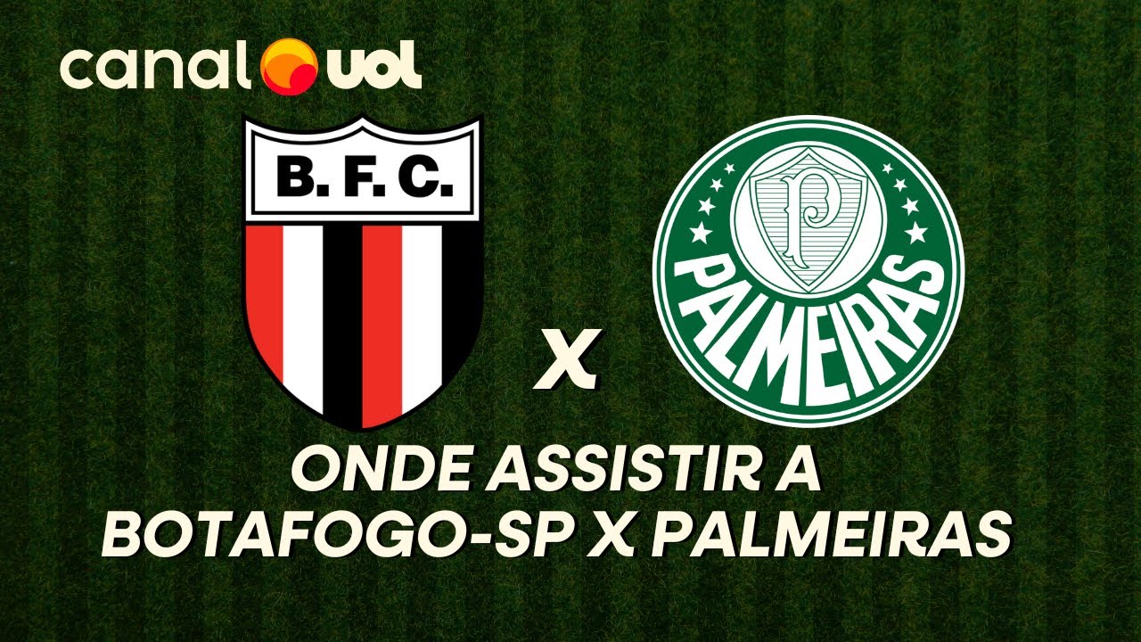 BOTAFOGO-SP X PALMEIRAS: ONDE ASSISTIR &Agrave; TRANSMISS&Atilde;O AO VIVO DO JOGO E HOR&Aacute;RIO PELO PAULIST&Atilde;O
