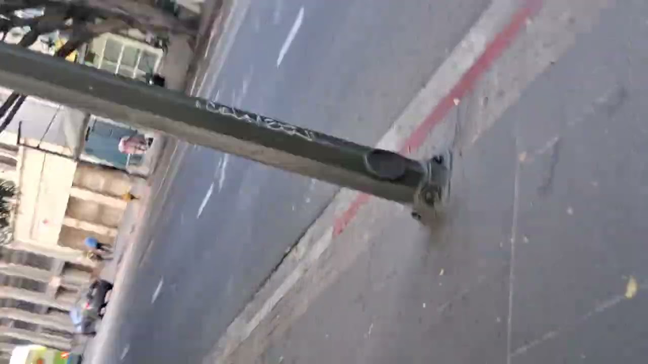 DTLA Skyscraper District Sidewalk Downhill Cruise