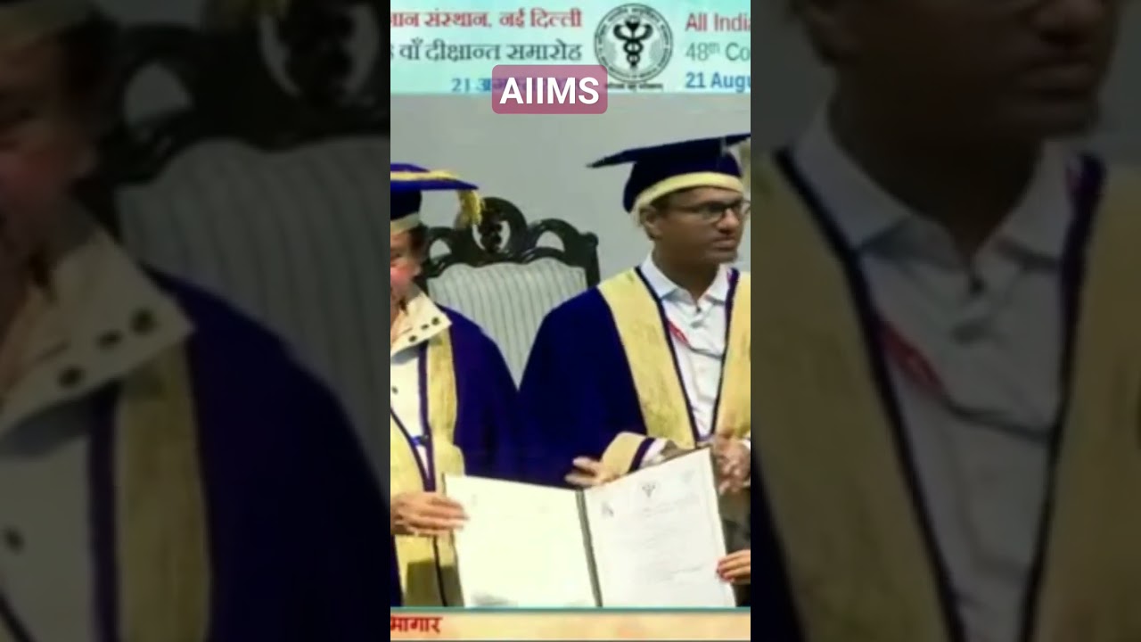48th CONVOCATION AIIMS NEW DELHI 2023 #viral #shortvideos #trendingshorts #motivation #2023