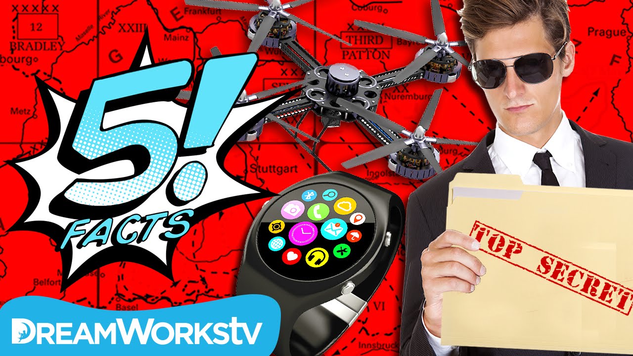 5 Coolest SPY GADGETS Ever Invented | 5 FACTS