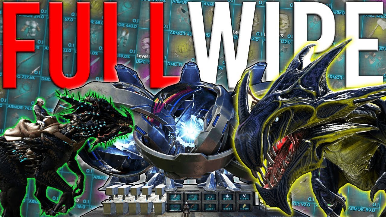 HOW A 28000 HOUR TRIBE SURVIVES IN ARKS WORST CAVE - ARK FULL WIPE