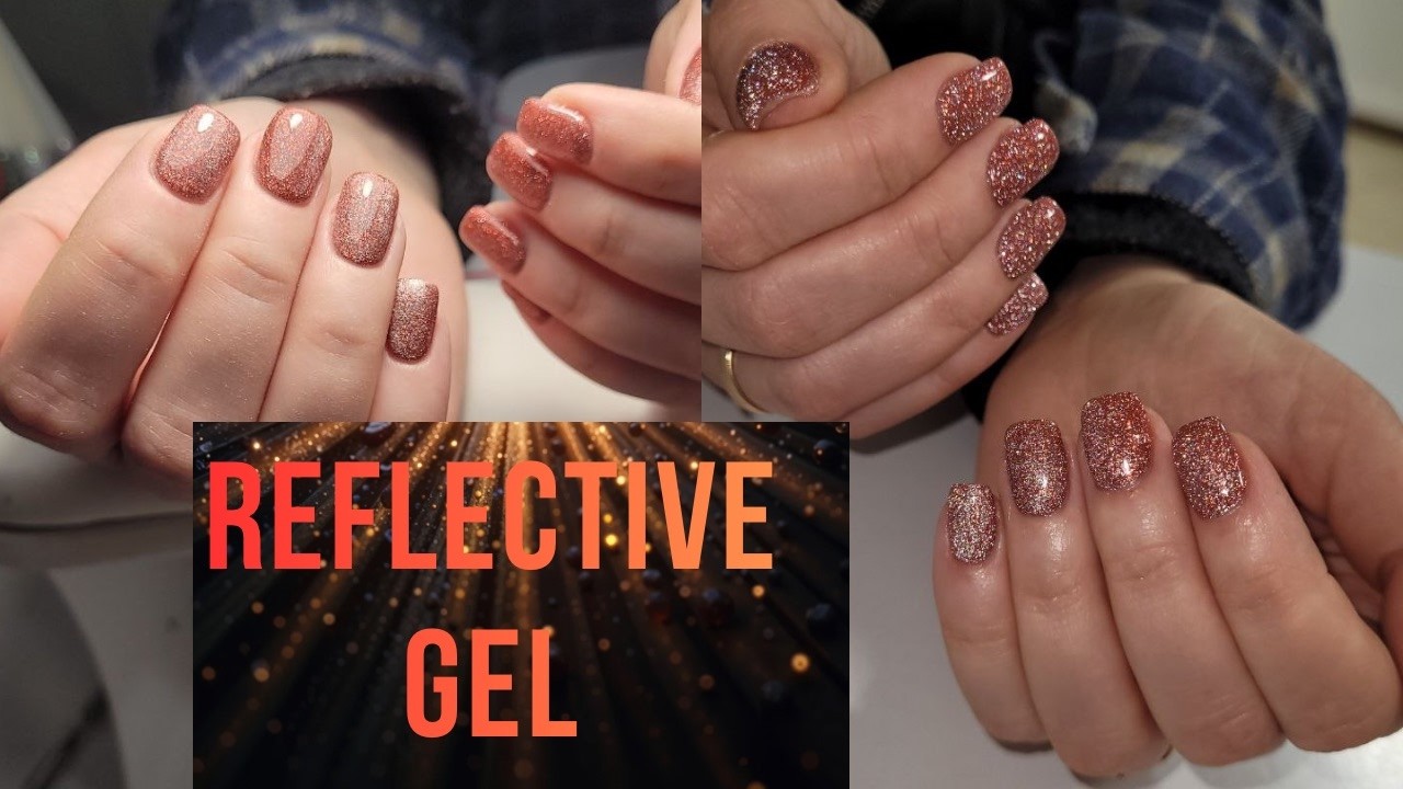 Galaxy Glow ✨ Reflective Gel Manicure That Shines Like the Stars