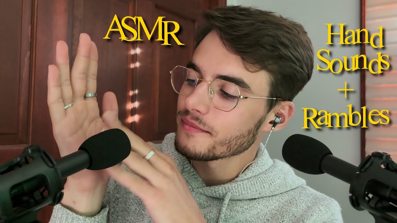 [ASMR] Очень приятные звуки рук + болтовня об ASMR