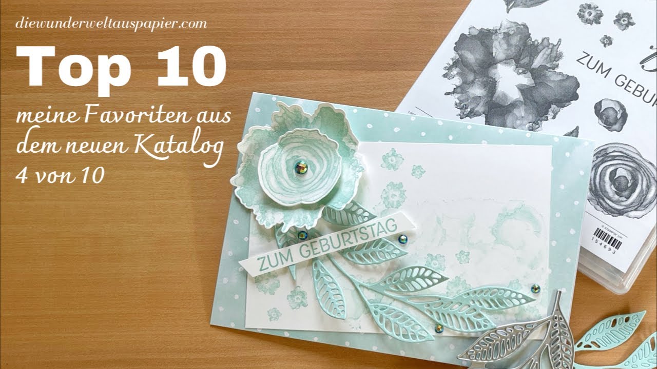 Tintenkunst | Kunstvoll Koloriert | Top 10 | neuer Katalog von Stampin‘ Up! | DIY | Karten basteln