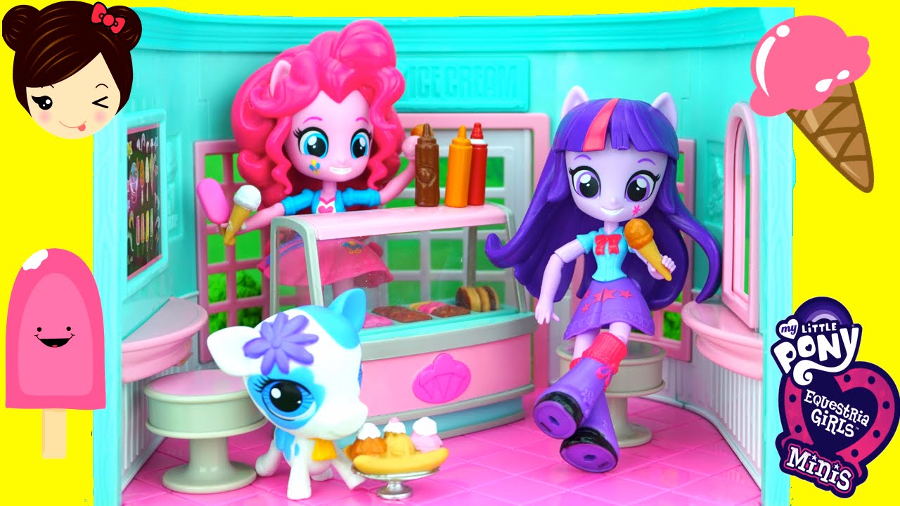 Heladeria de My Little Pony Equestria Mini Pinkie Pie - Juguetes de MLP LPS