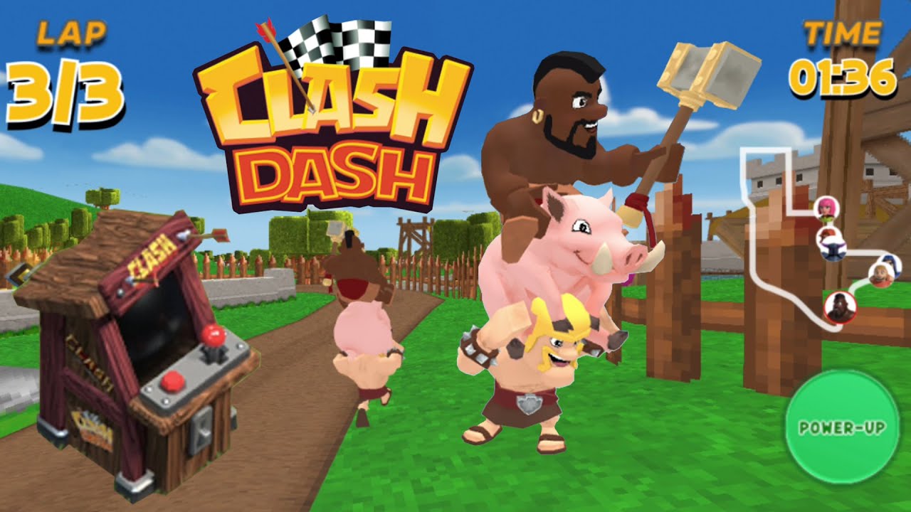 Clash Dash 1990 - Clash of Clans Arcade Game