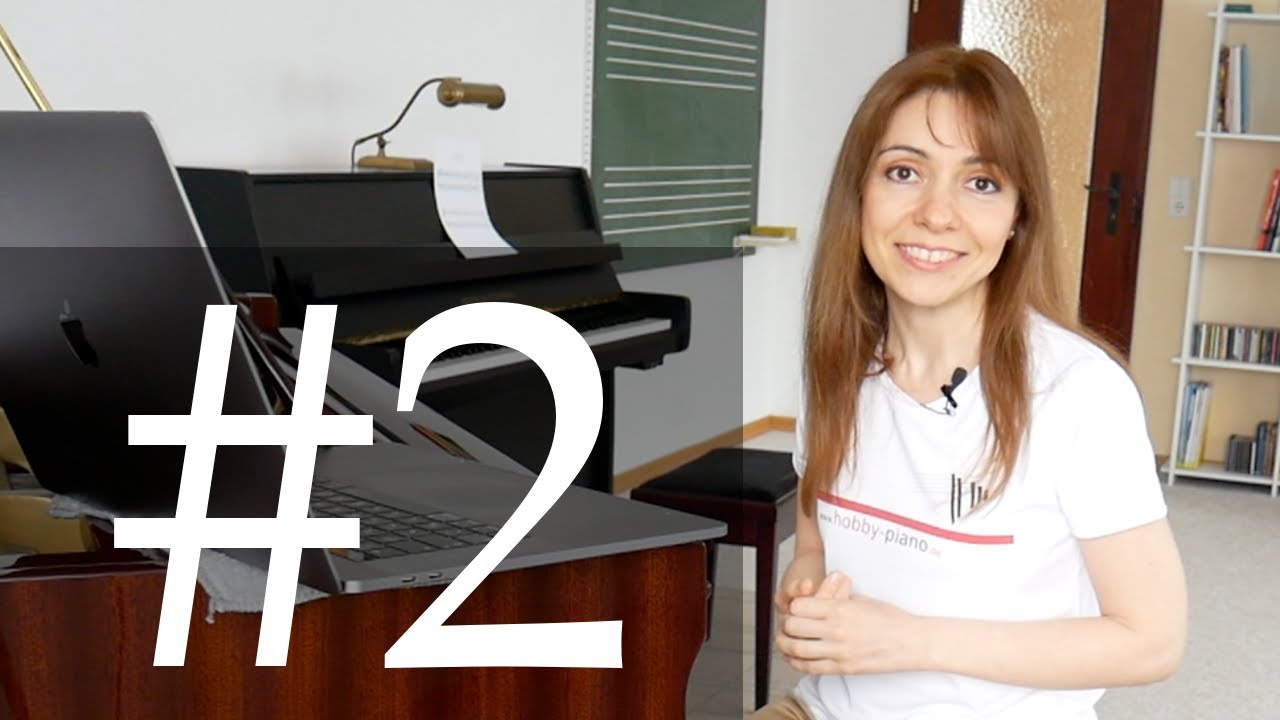 Klavier lernen für Erwachsene ( 2 ) - Fingersatz und erste Noten