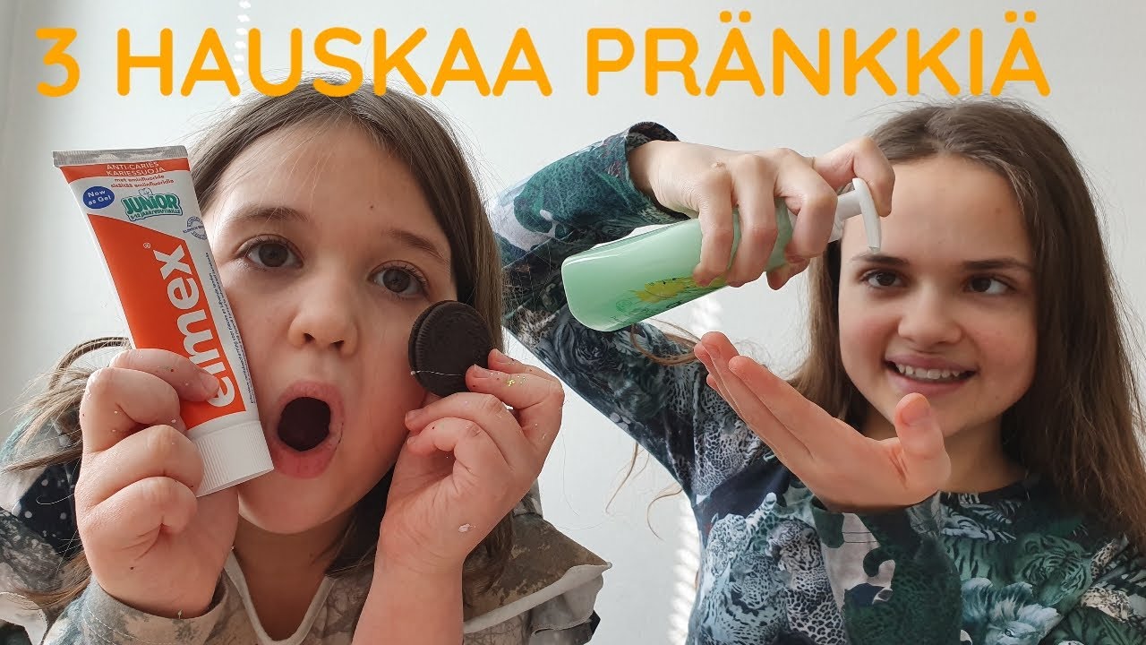 3 HAUSKAA APRILLIPILAA pr&auml;nkkej&auml; (HUOM. &Auml;l&auml; sy&ouml; hammastahnaa!)