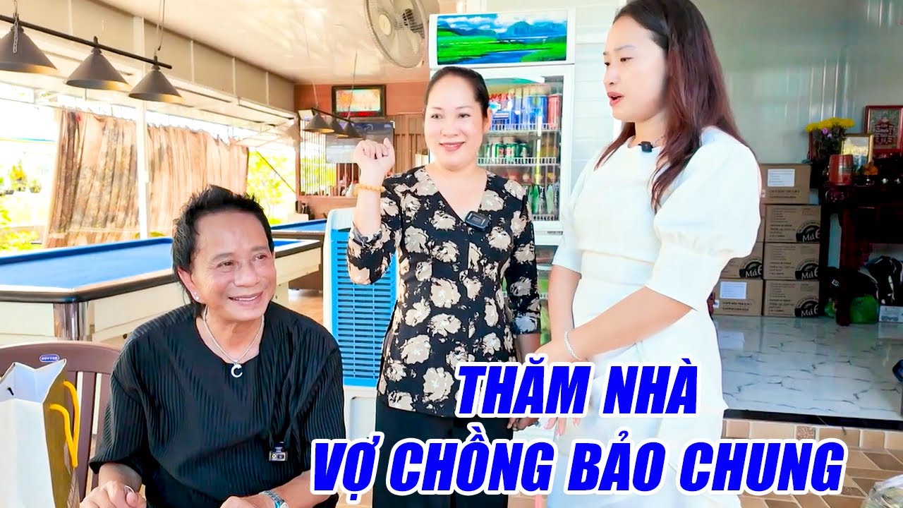 Gh&eacute; Thăm Nh&agrave; Vợ Chồng Danh H&agrave;i Bảo Chung V&agrave; Ca Sĩ Diệu Thắm