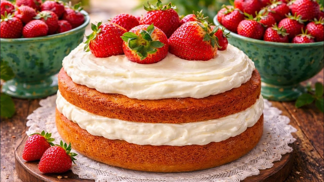 Birthday Cake With Only 3 Ingredients 