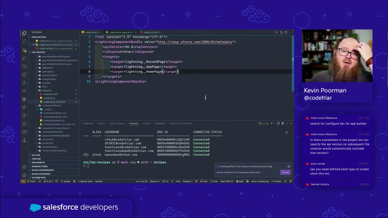 codeLive: Javascript for LWC and the LWC Superbadge