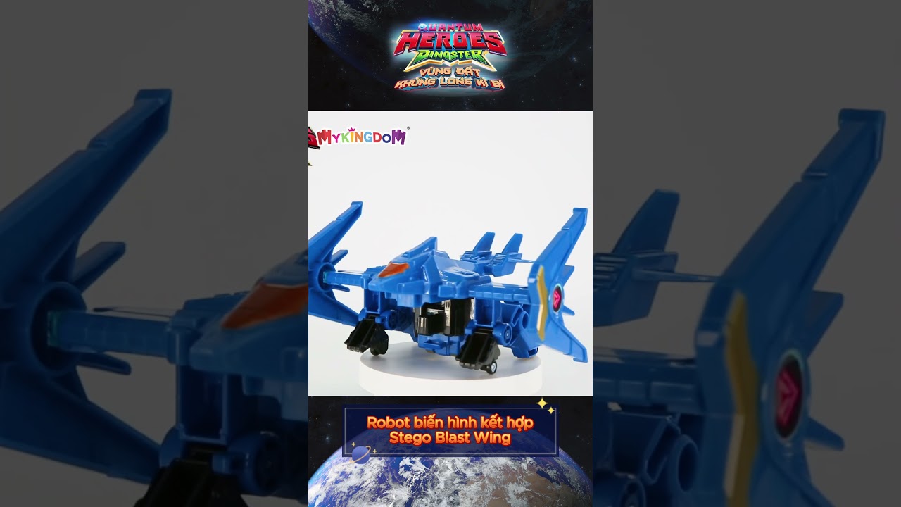 Robot biến h&igrave;nh kết hợp Stego Blast Wing
