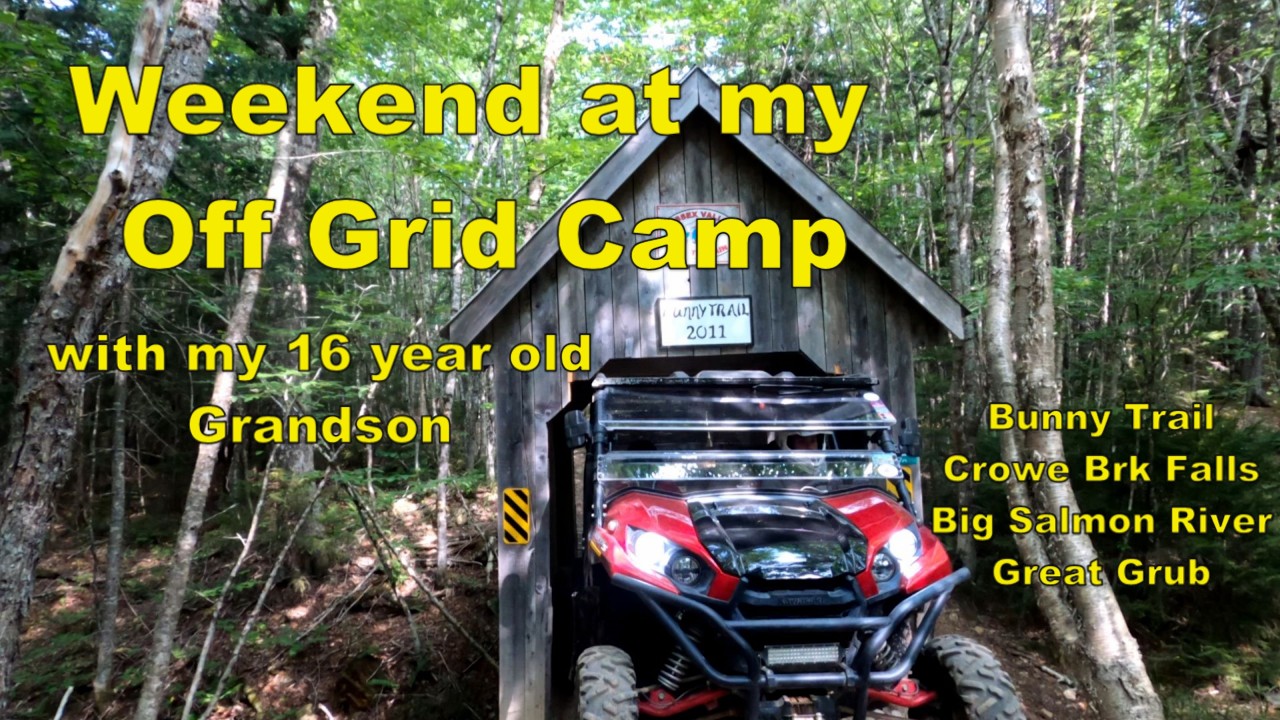 Выходные в домике Off Grid Cabin, катание на Teryx с моим внуком Тоддом.