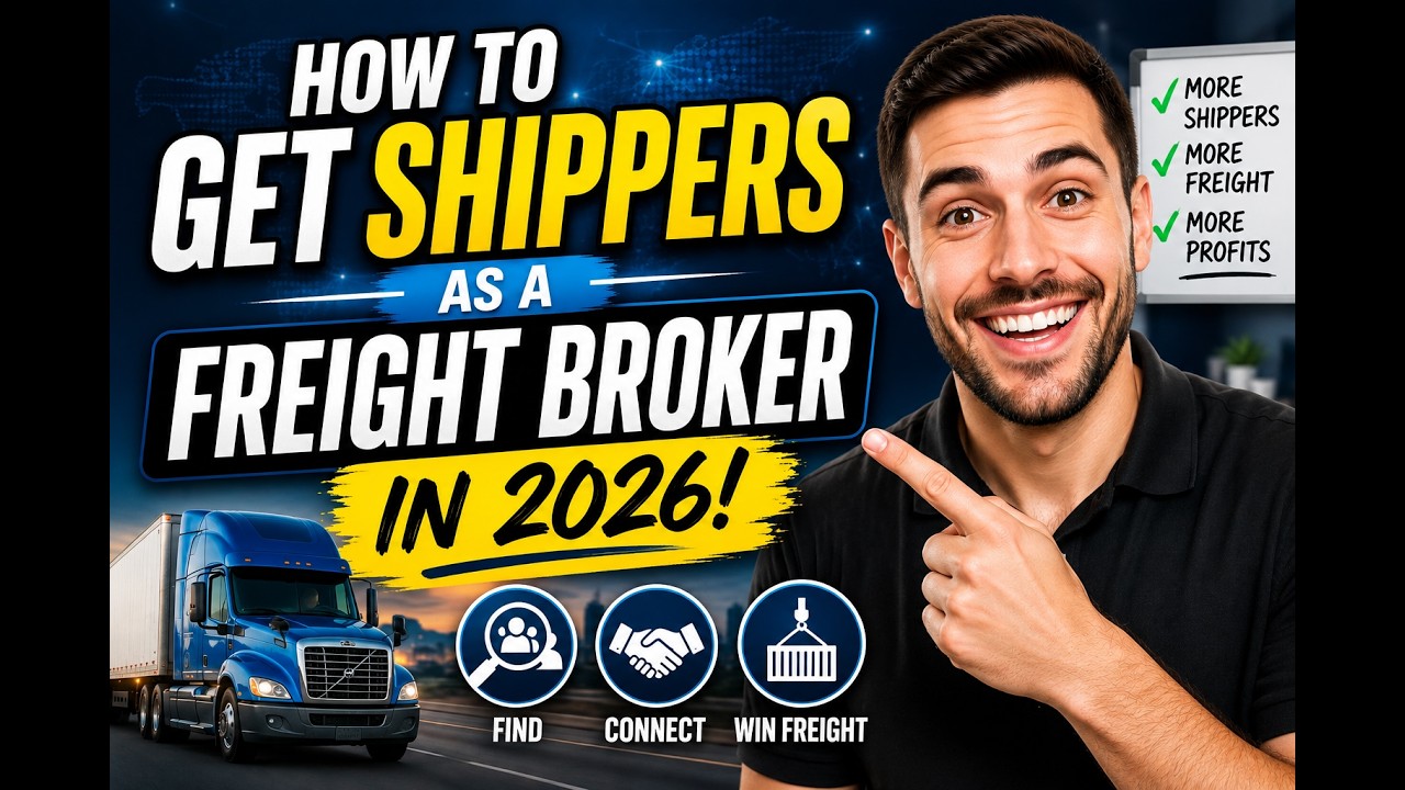 How to Get Shippers As A Freight Broker in 2025! 👀 🚛 💲