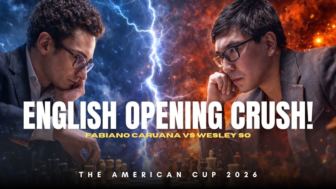 Fabiano Caruana vs Wesley So ❗ Intense Blitz Battle in the English Opening ❗ The American Cup 2026