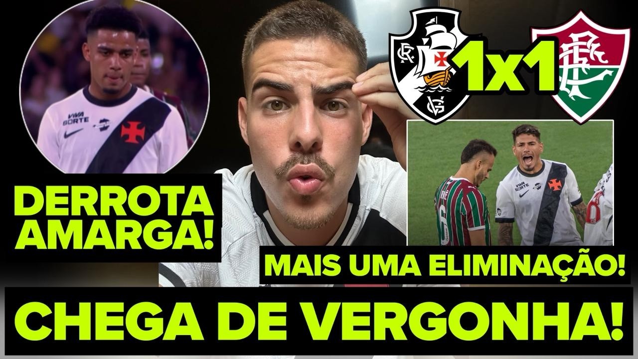 MAIS UM VEXAME DO VASCO EM 2026! CHEGA DE VERGONHA! INACREDITÁVEL! PÓS JOGO VASCO X FLUMINENSE