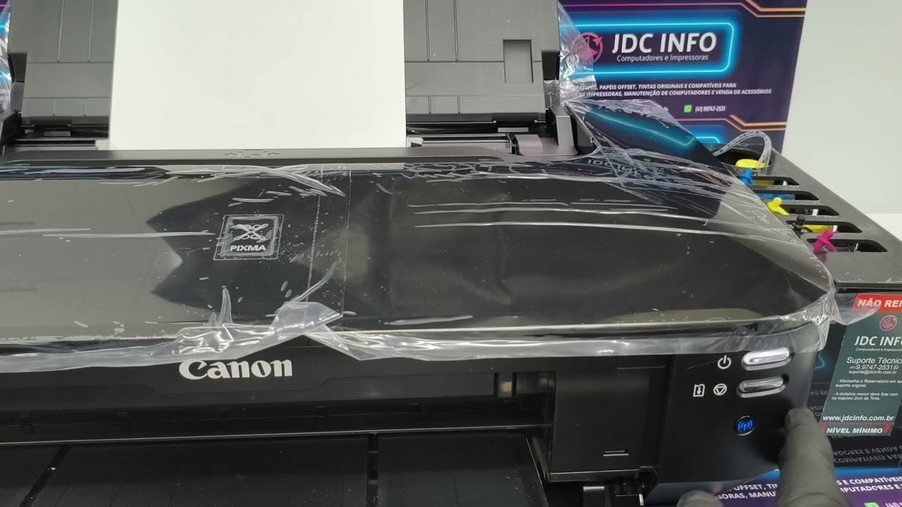 Como tirar o relatório para descobrir a senha de ADMINISTRADOR da sua CANON IX6810