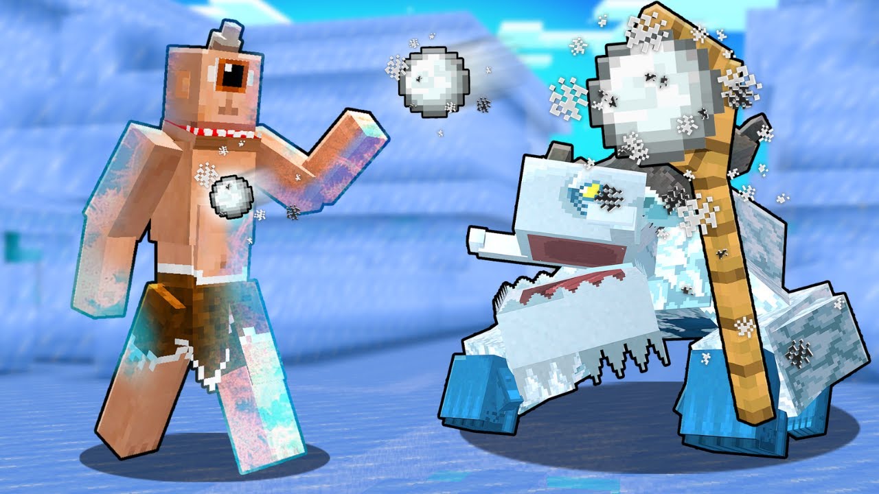 TEPEGÖZ VS BUZ KRALI! 😱 - Minecraft