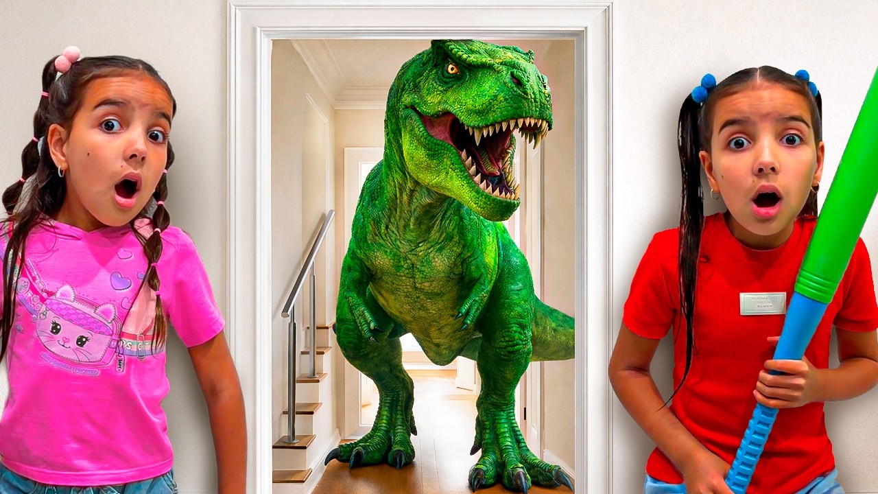 Dinossauros Gigantes em Casa - Histórias divertidas para crianças