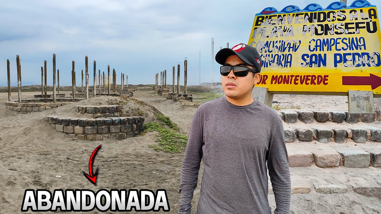 Encontré esta PLAYA ABANDONADA en CHICLAYO (Playa Monsefú)