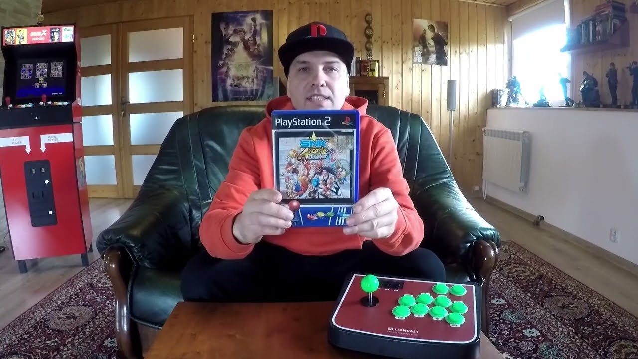 SNK Arcade Classics Vol 1 PS2  - prezentacja  + test arcade stick po modyfikacji od @nx_arcade_pl