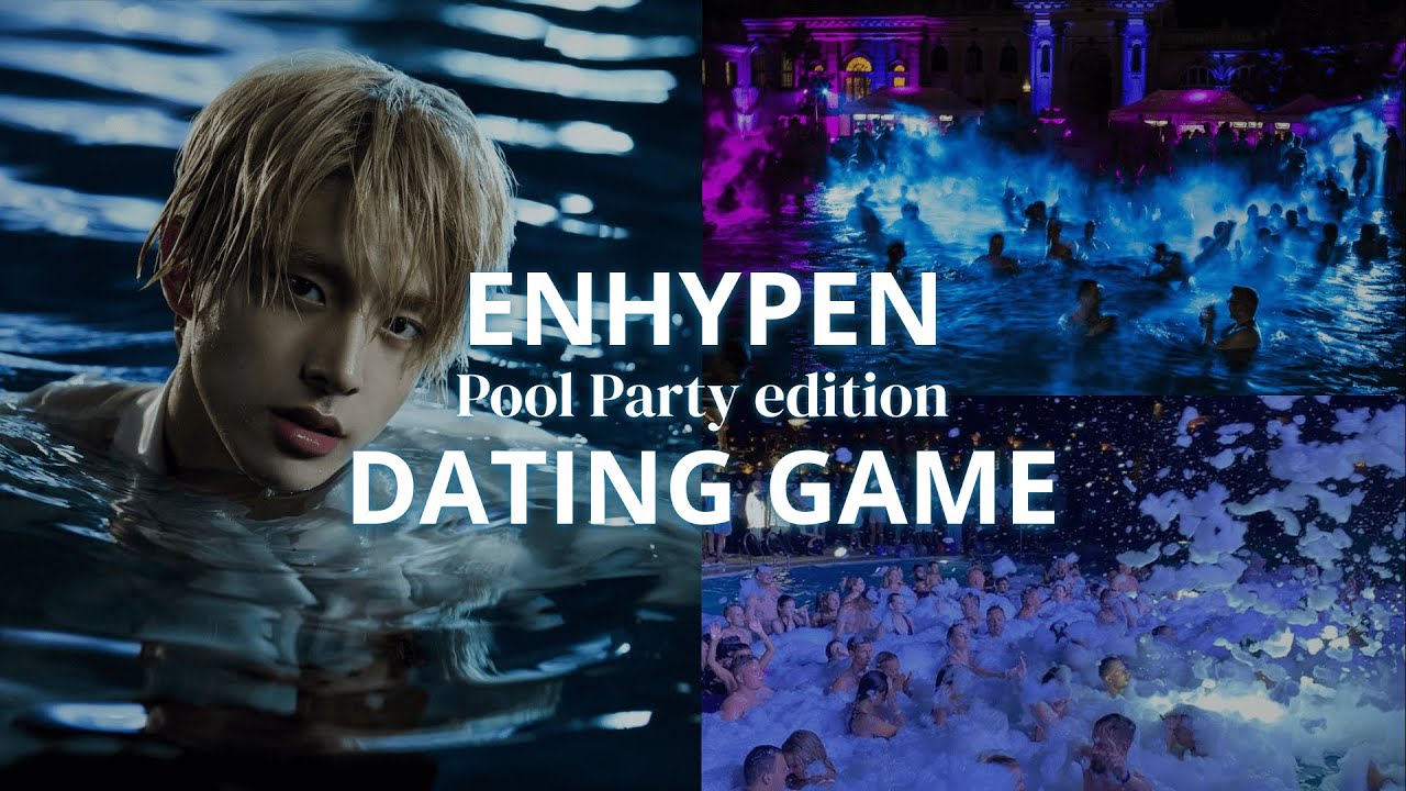 have a pool party with enhypen! | dating game (smut)