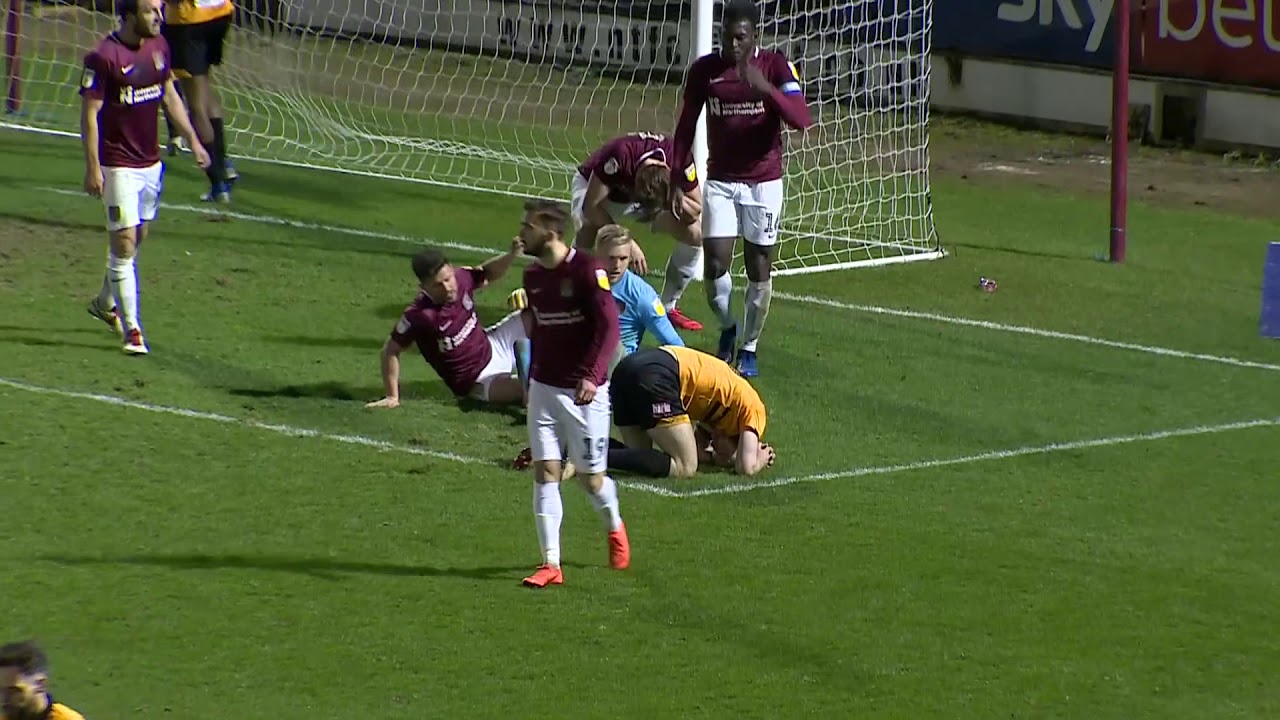 HIGHLIGHTS: Northampton Town 1 Newport County 0
