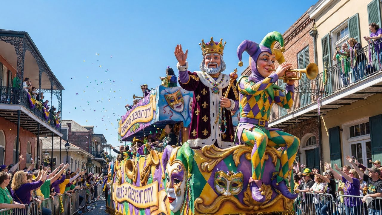 INSANE Mardi Gras Parade New Orleans 2026 | 4K Carnival Chaos