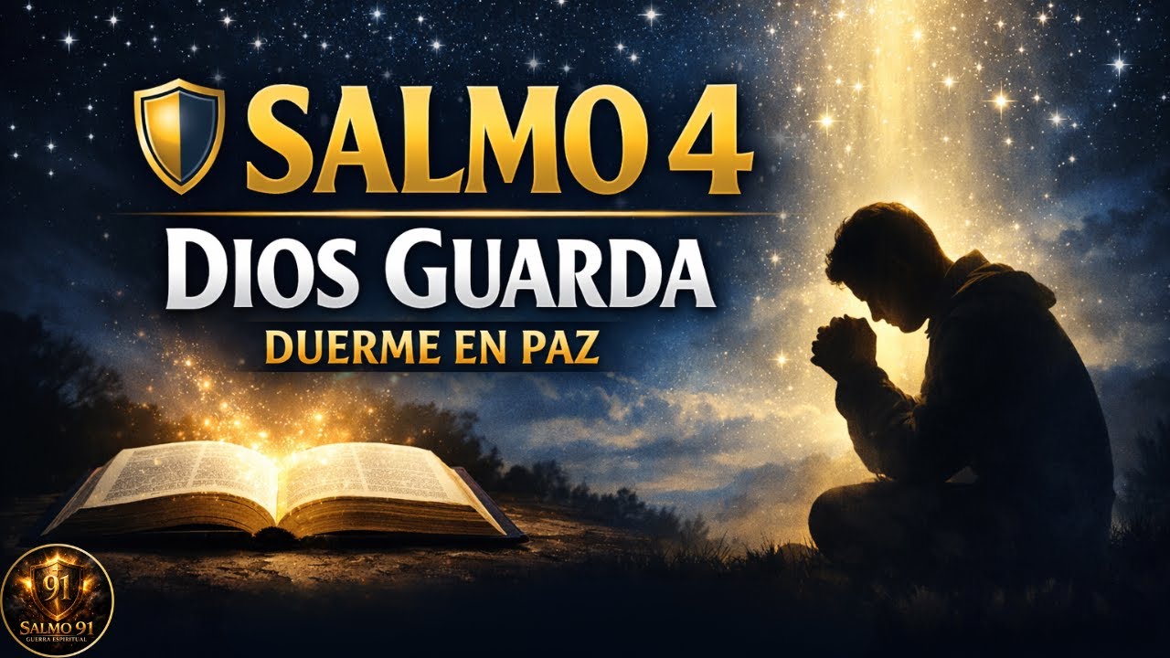 🛡️ DIOS GUARDA | Salmo 4 Para dormir en paz y mente tranquila