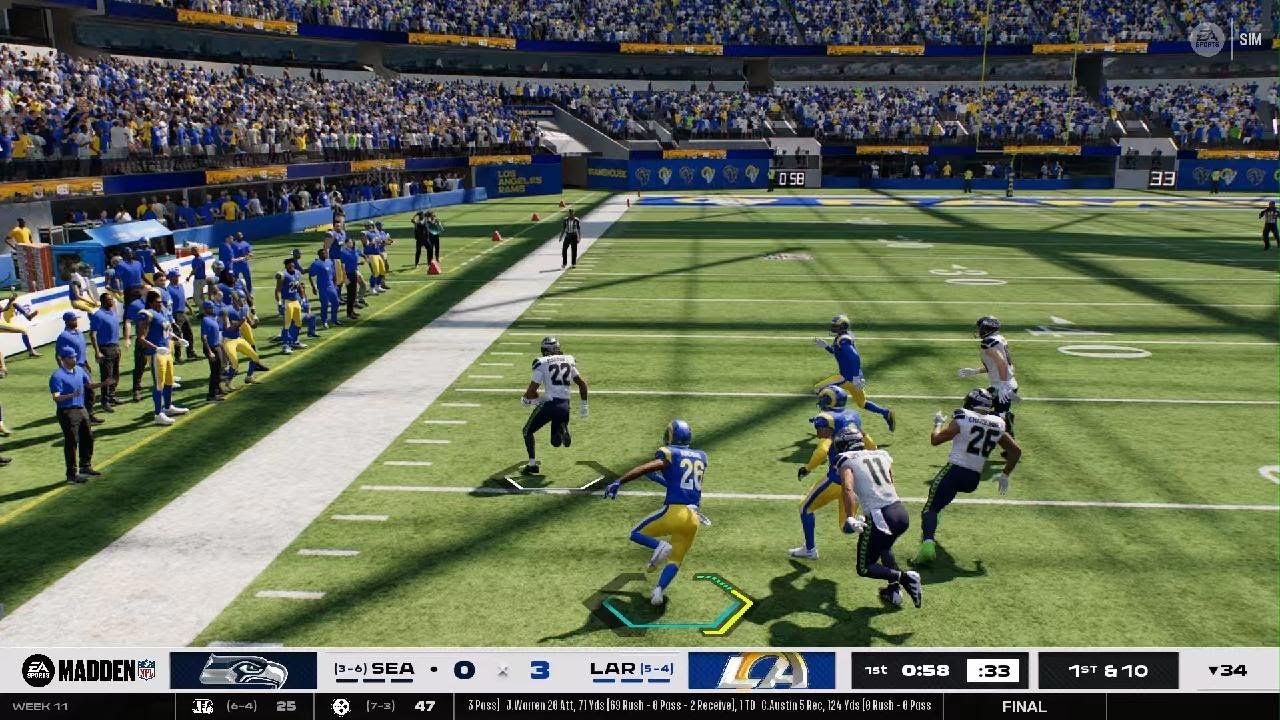 WILD FINISH!! Seattle at Rams week 11