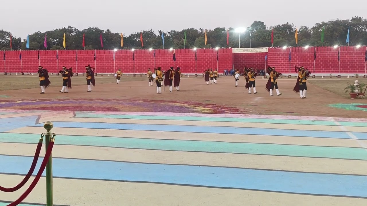 Maharastra police mahila pipe band  1st time perform in 26th AIPBC2025