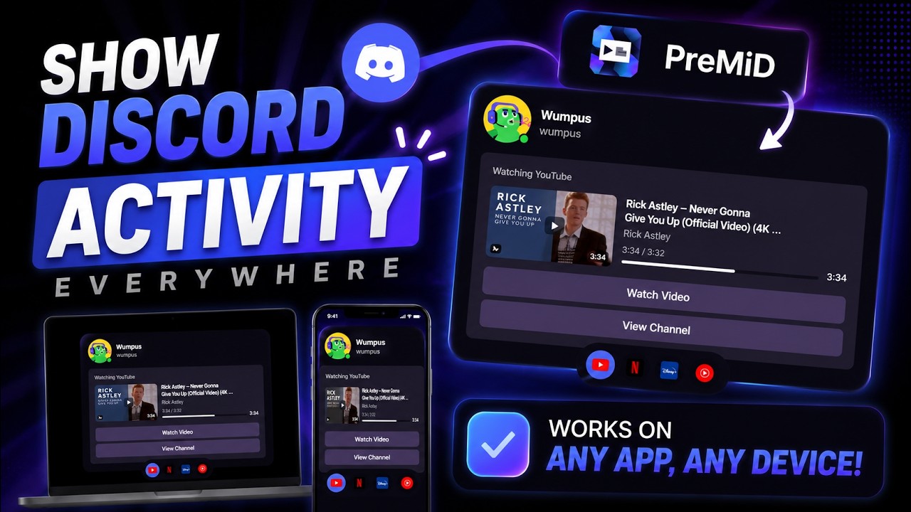 Show Your Discord Activity EVERYWHERE! | PreMiD Setup Guide (2026)