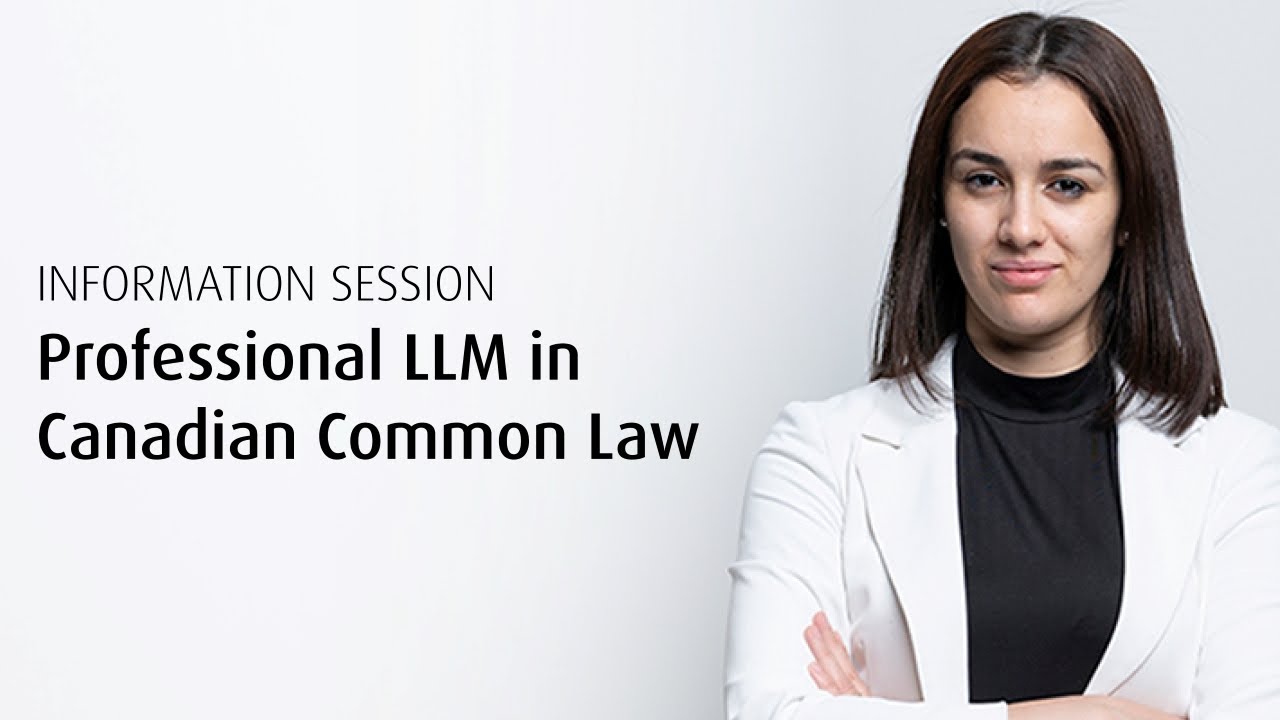 Professional LLM in Canadian Common Law - OsgoodePD Info Session
