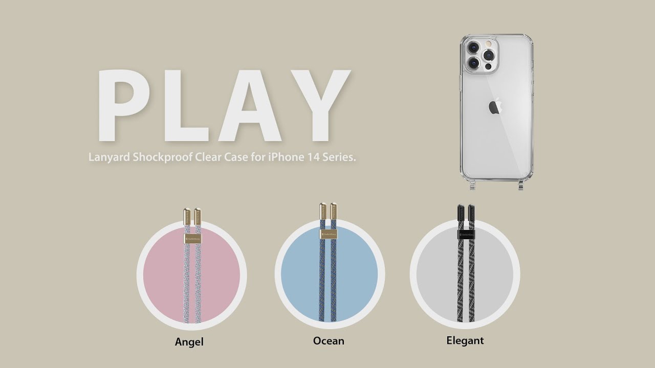 Play Clear Bumper Case with Lanyard for iPhone 14 | SwitchEasy |