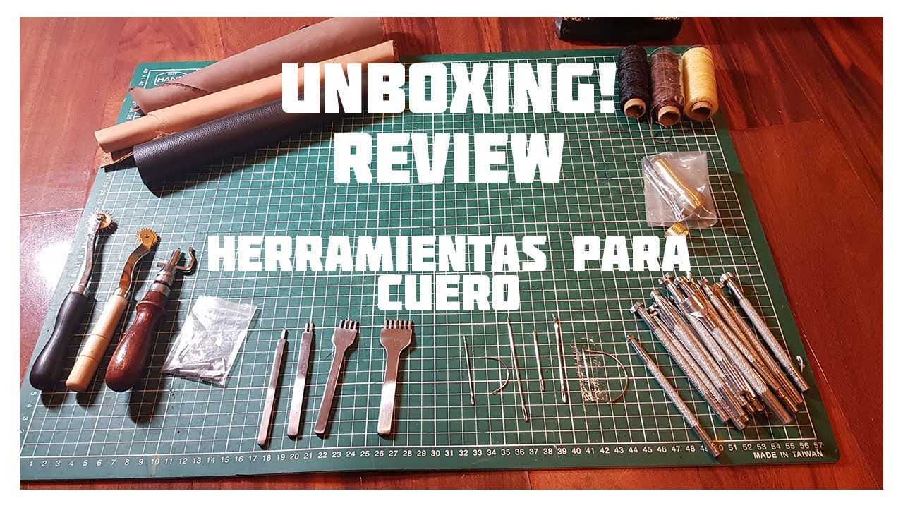 UNBOXING KIT de Herramientas para CUERO! ► REVIEW