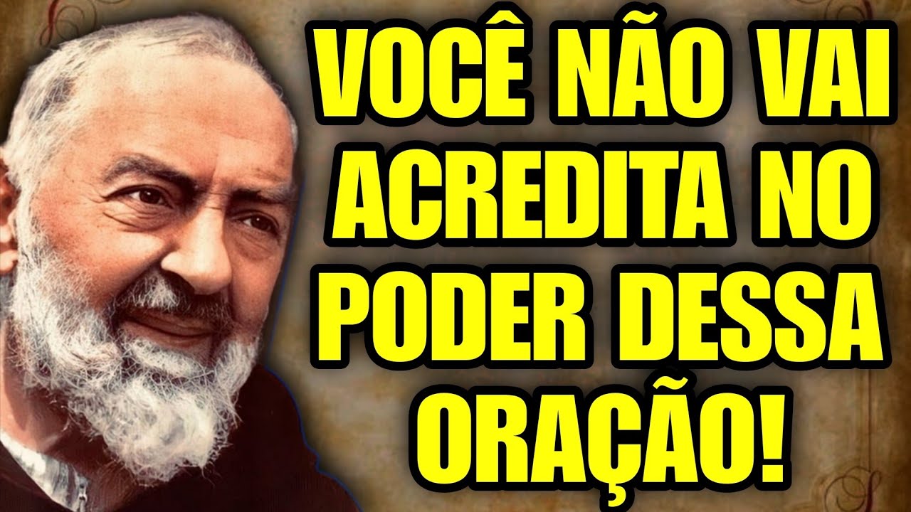 Padre Pio Entrega Oração de Cura RÁPIDA Que Poucos Conhecem!