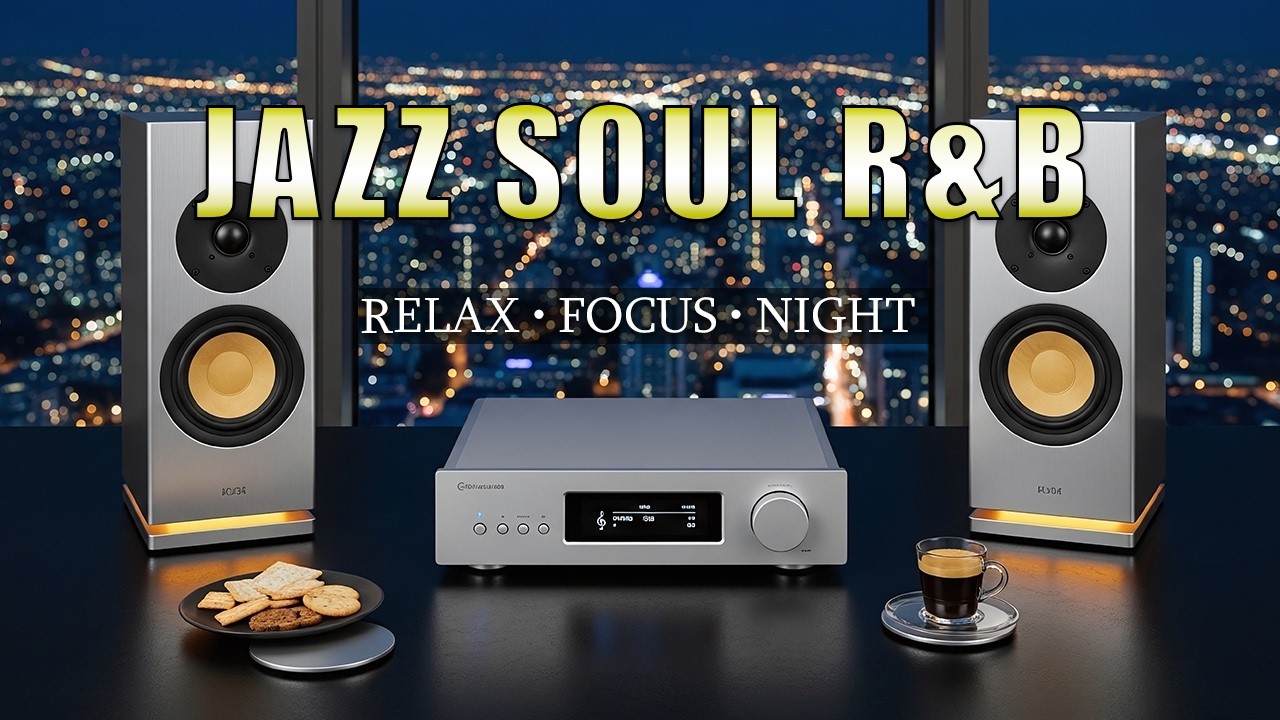 Smooth Jazz & Soulful R&B 🎧 – Relaxing Instrumental Music for Stress Relief & Focus ✨