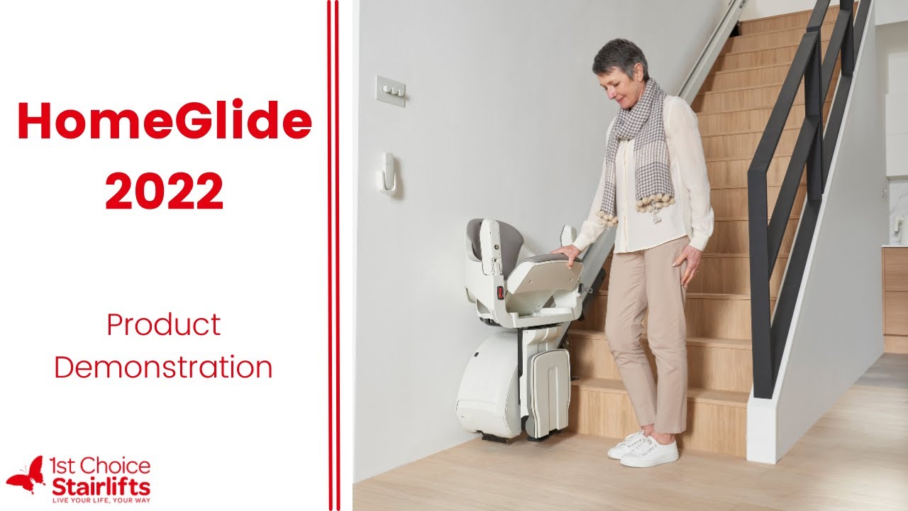 Access HomeGlide Stairlift - Stairlift Review and Demonstration - How to use a stairlift