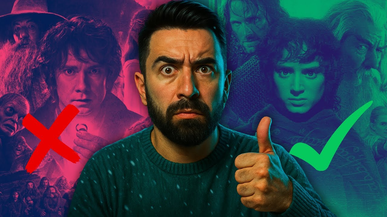EL SEÑOR DE LOS ANILLOS vs EL HOBBIT: por qué una es OBRA MAESTRA y la otra NO