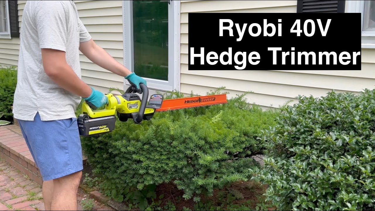 RYOBI 40V HP Brushless 26-inch Hedge Trimmer Review